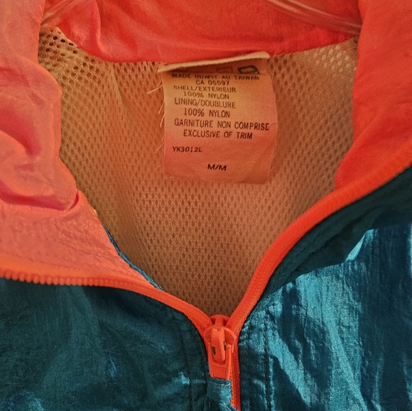Vintage 1980's Pace Setter Retro Colored Windbreaker | Size Medium - Picture 5 of 7